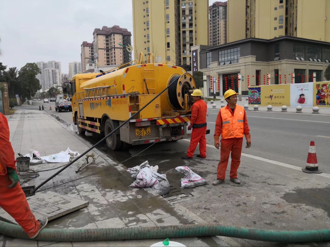 旬邑排污管道清淤-管道清洗